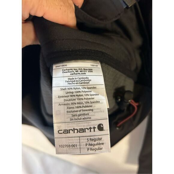Carhartt  regular rough cut jacket RF $99 new with tags - Picture 7 of 12